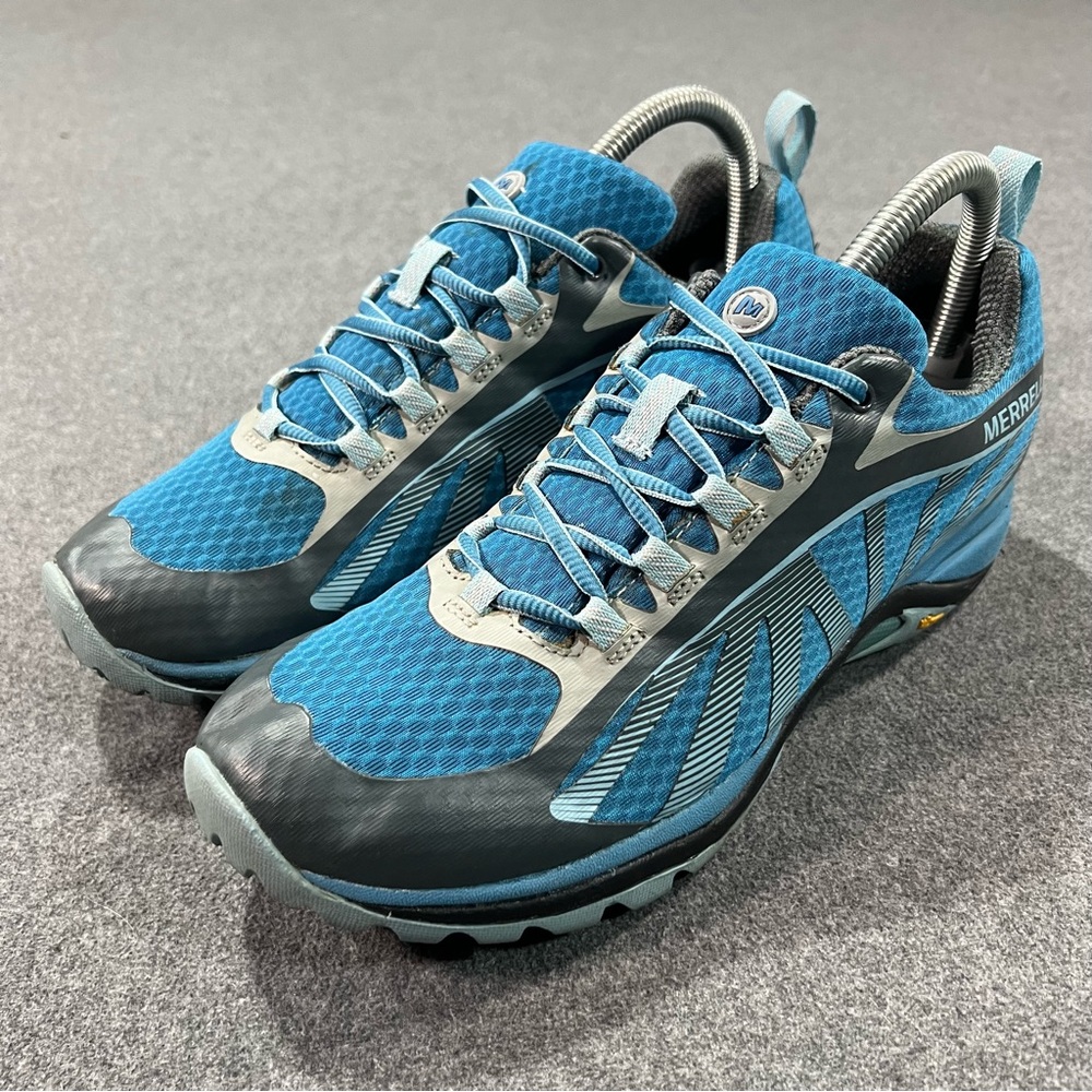 Merrell Siren Edge Outdoor Hiking Shoes Forget-Me-Not Women’s Size 9 Blue/Gray